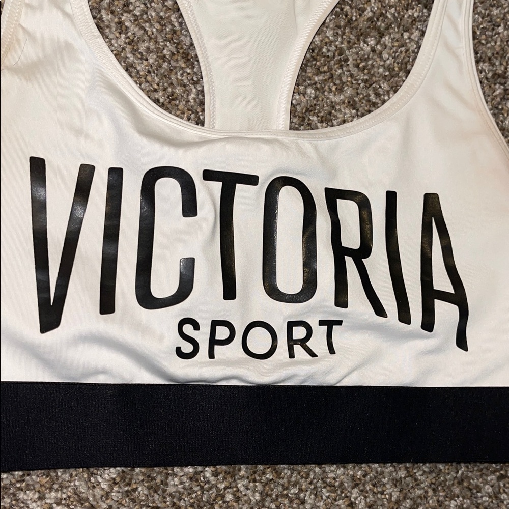Victoria's Secret Racerback Sports Bra Set - Navy, Plum, marled black, White - Picture 4 of 14